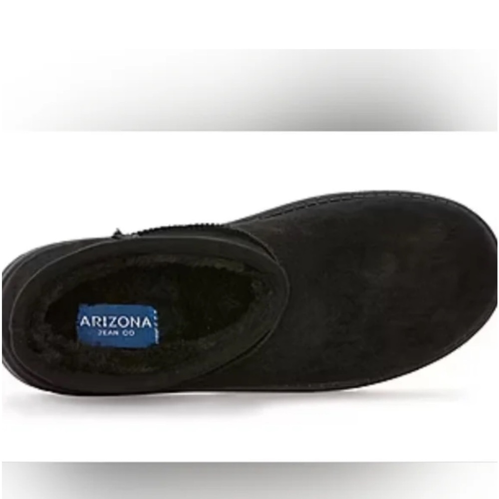 Arizona Jean Company Black Suede Slip-On Shoes - Picture 4 of 9